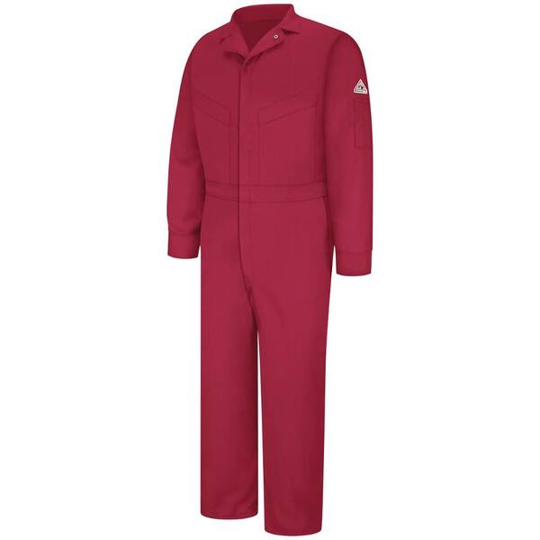 Bulwark EXCEL FR ComforTouch Men's Size 42 (Tall) Red Deluxe Coverall