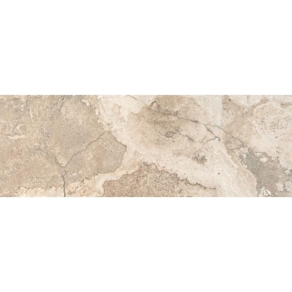 Emser Primavera Flora 3 in. x 13 in. Single Bullnose Porcelain Floor and Wall Tile