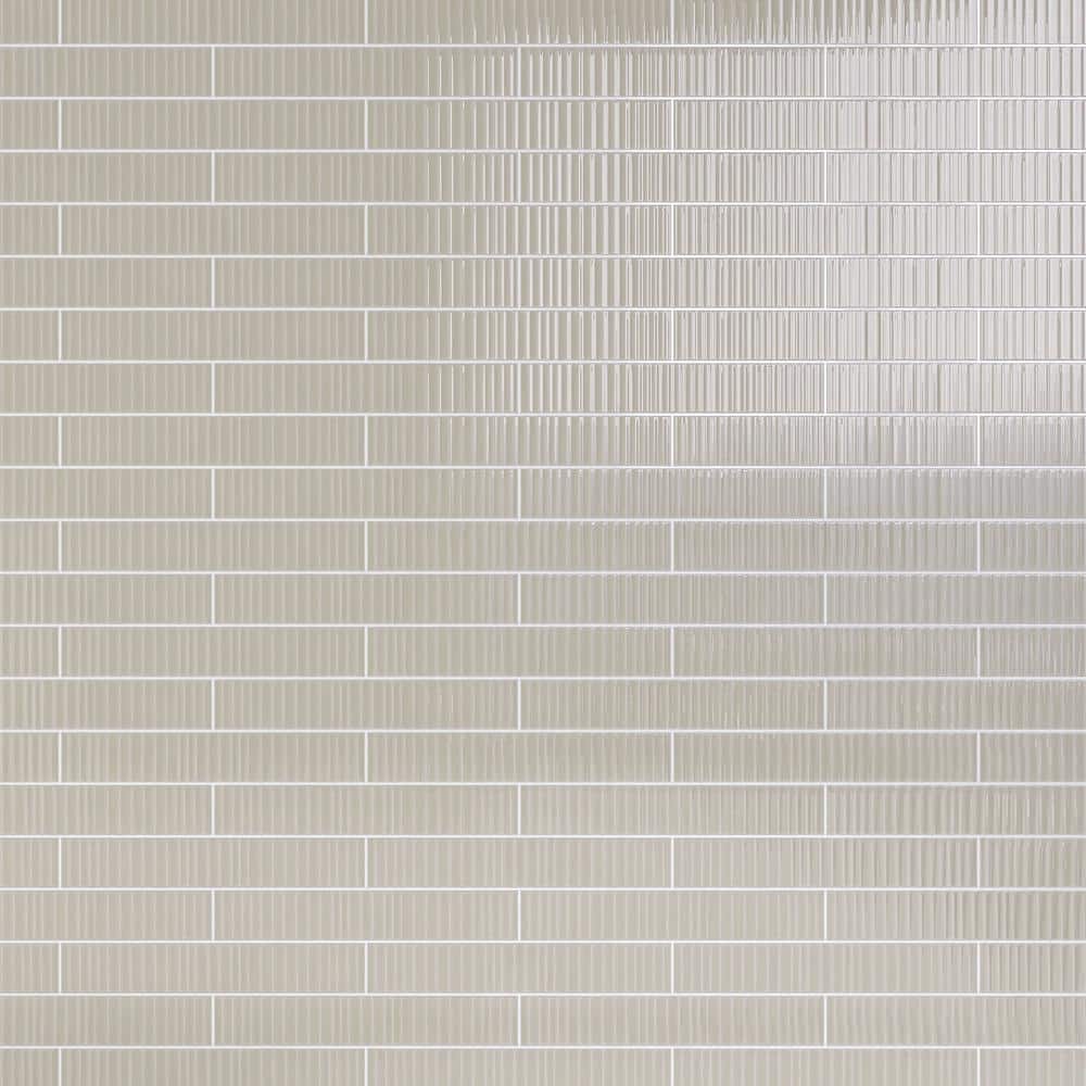 Nova Khaki Gray Decor 1.97 in. x 11.81 in. Polished Ceramic Subway Wall Tile (5.38 sq. ft./Case) price history on PriceWatchPro