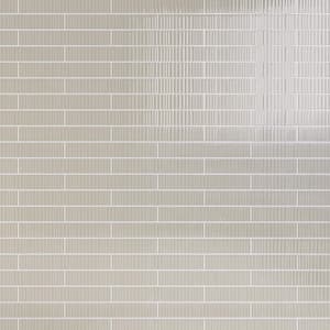 MOLOVO Nova Khaki Gray 1.97 in. x 11.81 in. Polished Ceramic