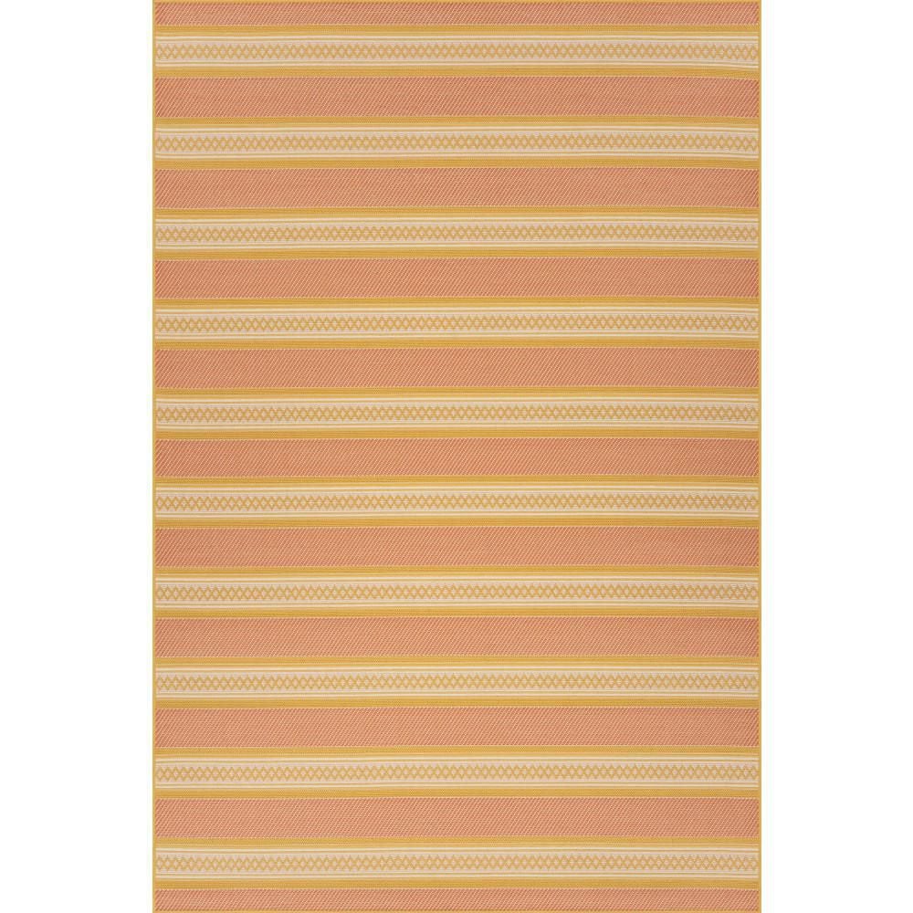 Riselia Abstract Yellow 4 ft. x 6 ft. Outdoor Area Rug price history on PriceWatchPro
