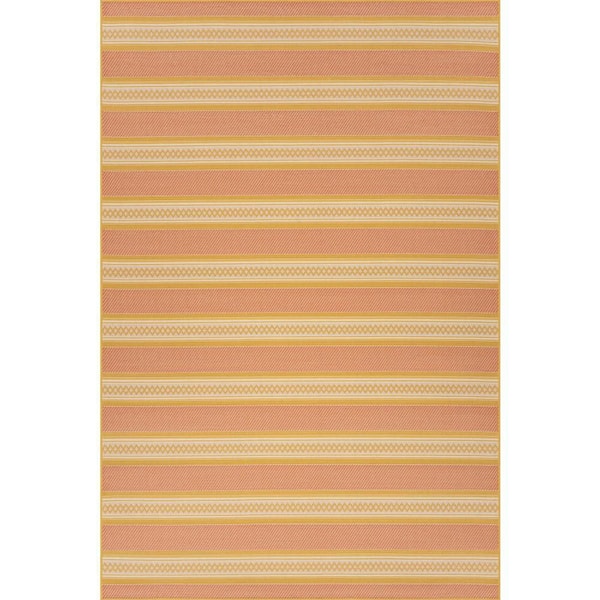 Riselia Abstract Yellow 8 ft. x 10 ft. Outdoor Area Rug
