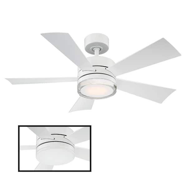 Modern Forms Wynd 42 In Led Indoor, 42 Inch Outdoor Ceiling Fan With Light And Remote