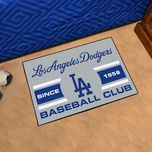 FANMATS Los Angeles Dodgers Blue Holiday Sweater 1.5 ft. x 2.5 ft. Starter  Area Rug 26402 - The Home Depot