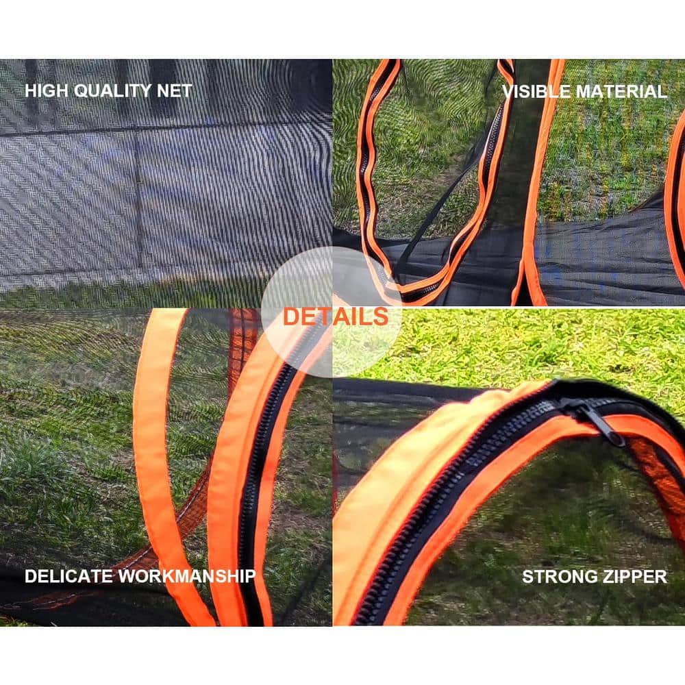 Portable 2-in-1 Cat Playpen Tent with Tunnel