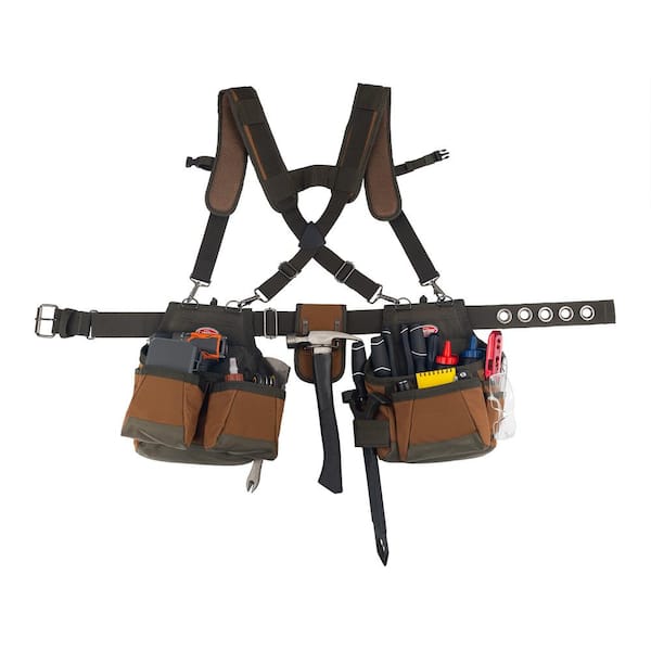 BUCKET BOSS 23 10-Pocket Airlift Suspension Rig Tool Belt
