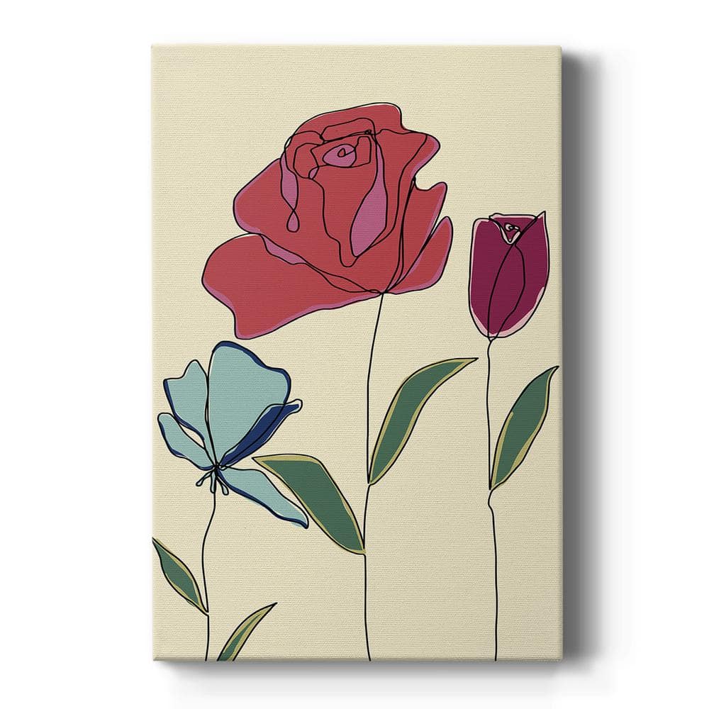 Wexford Home Colored Floral I By Wexford Homes Unframed Giclee Home Art