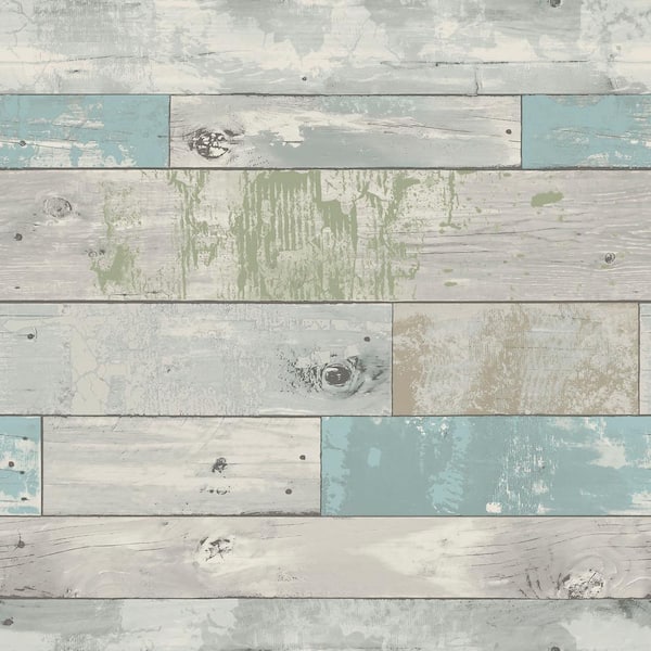 NU1647 Blue Beachwood Peel & Stick Wallpaper