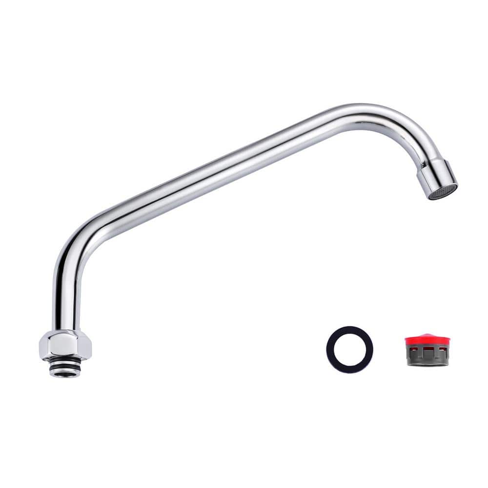 10" Polished Chrome Swivel Spout Replacement for Kitchen Sink