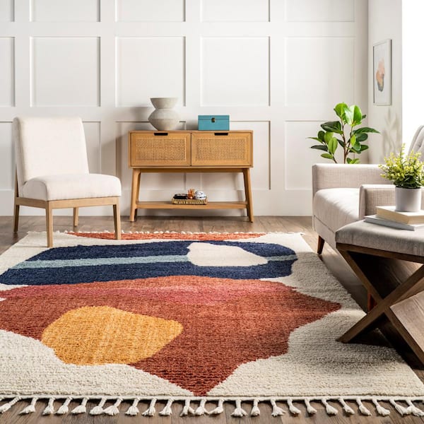 Nuloom Ashton Shaggy Contemporary Abs...