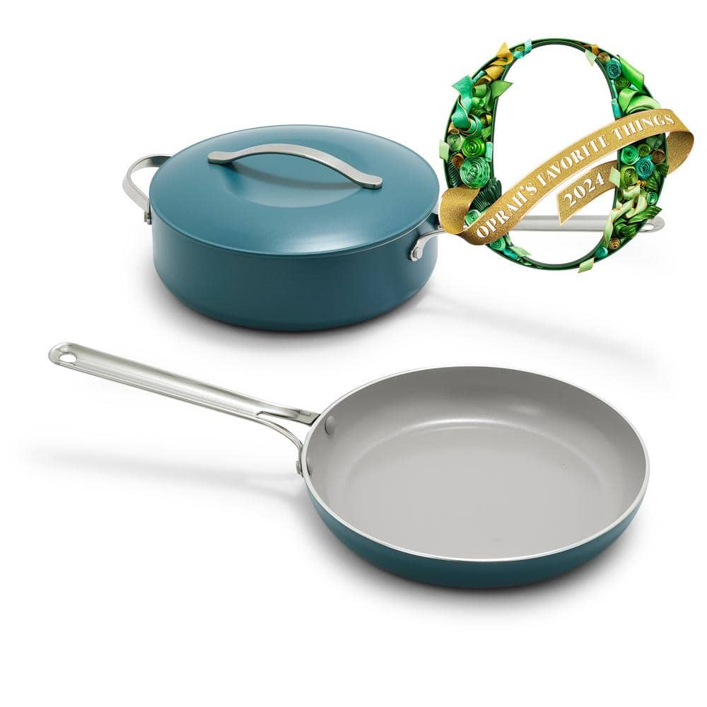 GreenPan Nova 3-Piece Diamond Infused PFAS-Free Ceramic