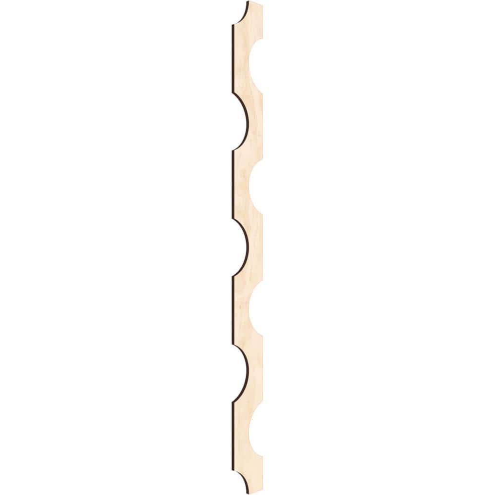Pomeroy 47" Birch Wood Decorative Slat Wall Panel Kit