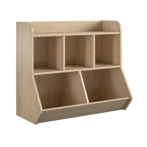 Shelf Bookcase With 2 Toy Storage Bins, Ameriwood 6 Shelf Bookcase