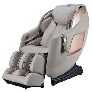 Osaki Pro Sigma 3D Zero Gravity Massage Chair with Bluetooth Speakers, Auto-Extension, and L-Track Massage- Taupe