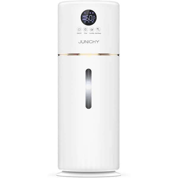 2.4 Gal. Top Fill Humidifier for Bedroom with Remote, Night Light, 24H Timer and Essential Oil Diffuer in White