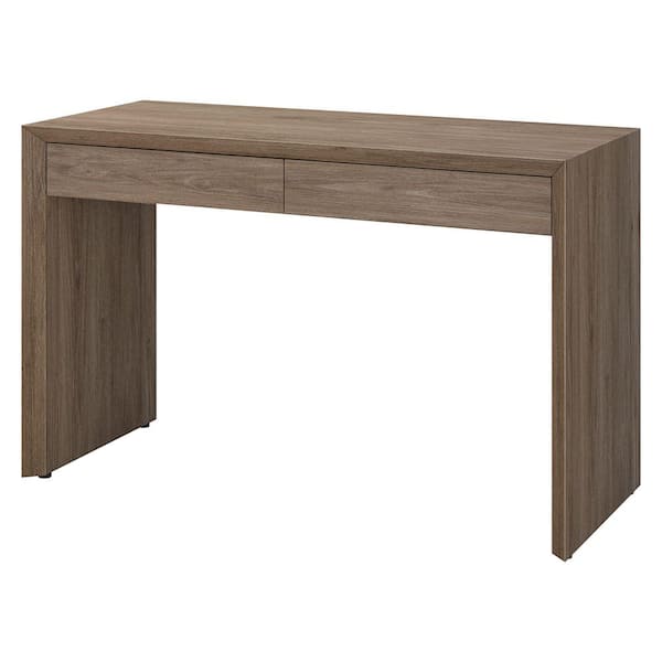 Pembroke 47.63 in. Antiqued Gray Oak Writing Desk - Thumbnail 5