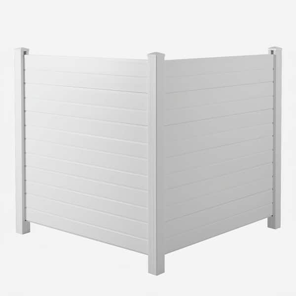 50 in. W x 50 in. H 2-Panels Vinyl Fence Privacy Screen