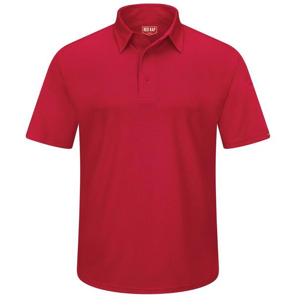 Red Kap Men's Size XL Red Professional Polo