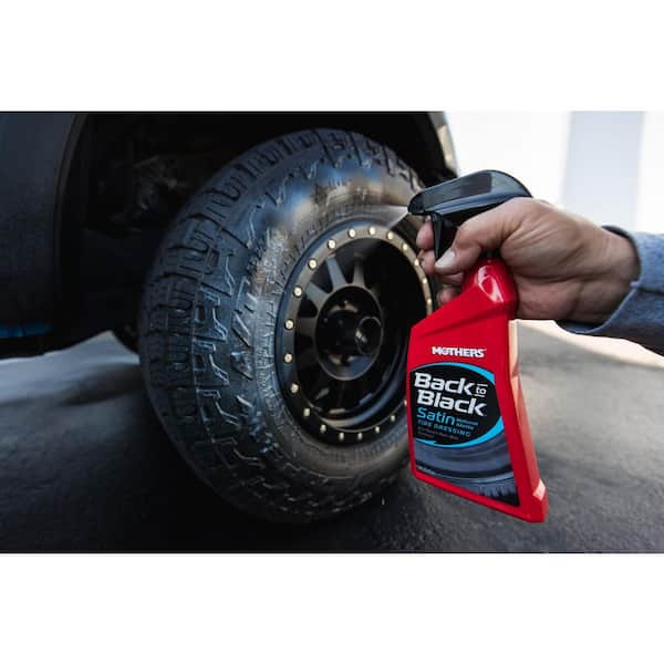 Reviews for MOTHERS 16 oz. Back-to-Black Satin Tire Dressing Spray | Pg 1