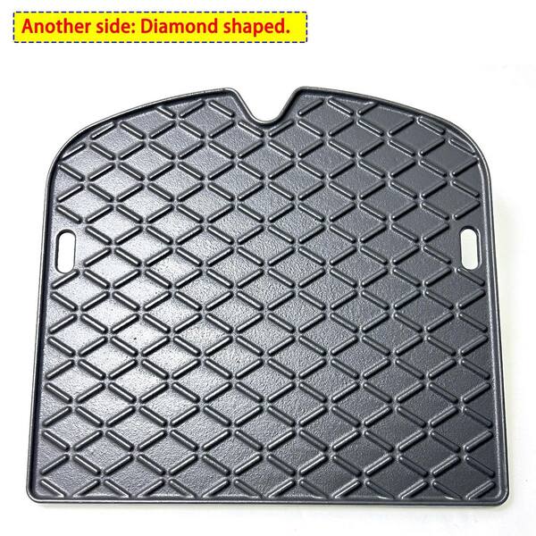 Cast Iron Double-Sided Reversible Griddle for Weber Traveler Portable Gas Grill, 140 sq in Cooking Surface