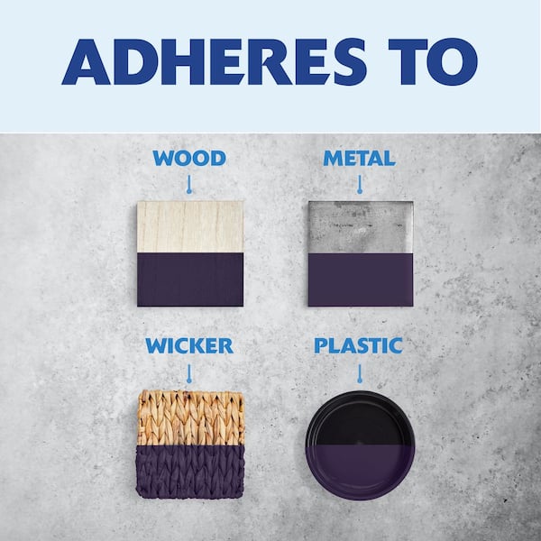 12 oz. Satin Deep Purple General Purpose Spray Paint (Case of 6)