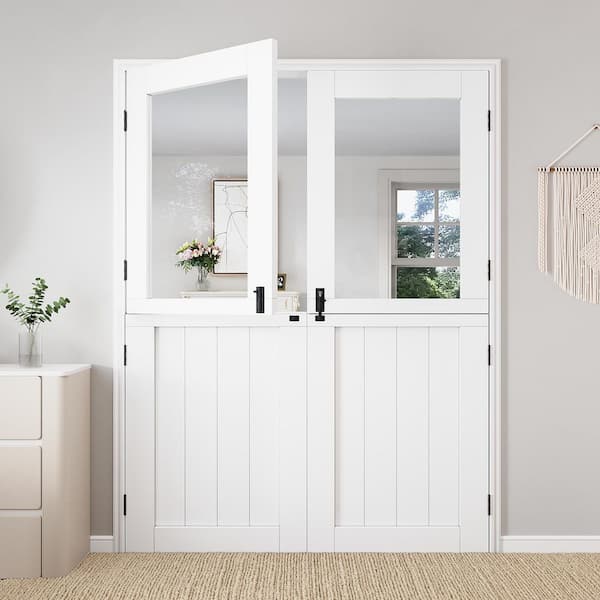 ARK DESIGN 60 in. x 80 in. Primed White Finish Solid Core MDF