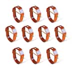 1 in. Clevis Hanger for Vertical Pipe Support in Copper Epoxy Coated Steel (10-Pack)