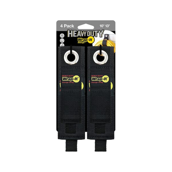 Wrap-It Storage Heavy-Duty Storage Straps - Assorted (4-Pack) (10 in., 13 in.)