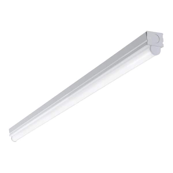 4 ft. 1-Light Linear White Integrated LED Ceiling Strip Light with 2100 Lumens, 4000K