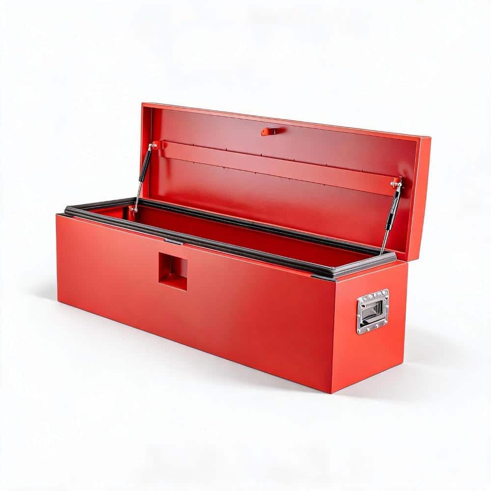 24 in. Red Trailer Tongue Box & Truck Tool Box, Heavy Duty Storage Chest price history on PriceWatchPro