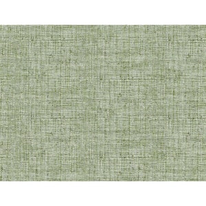 Papyrus Weave Green Paper Peel & Stick Repositionable Wallpaper Roll (Covers 45 Sq. Ft.)