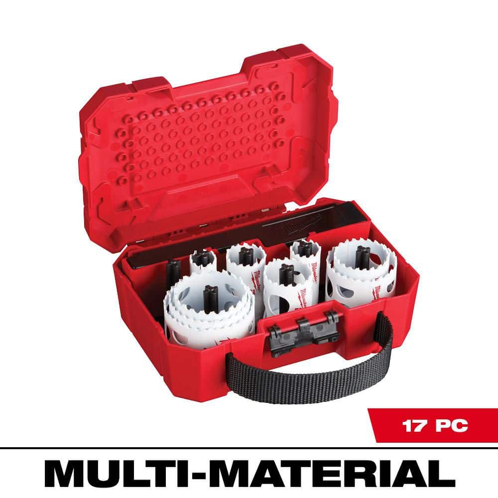 MILWAUKEE Hole Dozer General Purpose Bi-Metal Hole Saw Set (17-Piece) (49-22-4029)