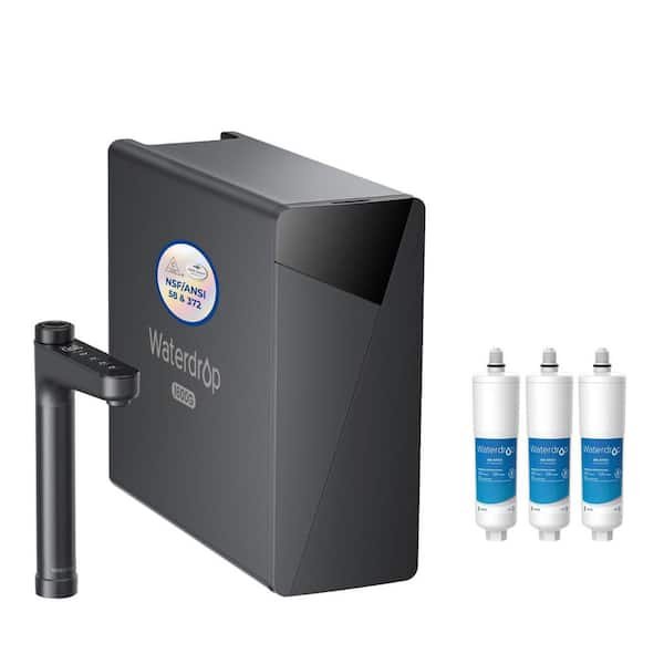 All-in-One Water Care Set: WD-X16 Tankless RO System (11-Stage, BPA-Free) and 3-Pack AP431-3 Hot Water Scale Inhibitor