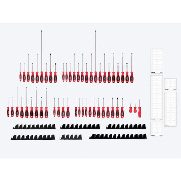TEKTON Phillips, Slotted, Torx, Square Screwdriver Set with