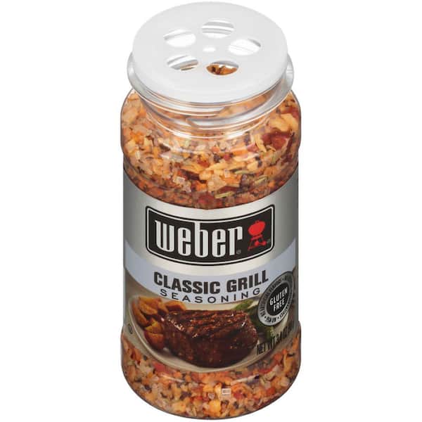 Weber Classic Grill Seasoning 3.4 oz. Herbs and Spices 1130148 - The Home  Depot