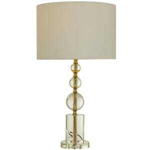 27 in. Gold Crystal Glam Table Lamp