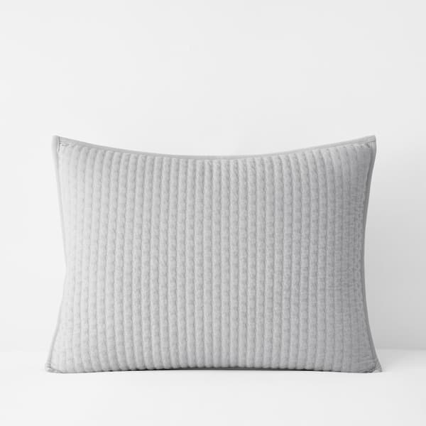 The Company Store Legends Luxury Paloma Silver Cotton King Sham