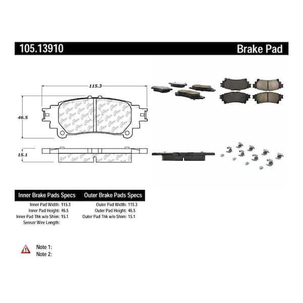 Centric Parts Disc Brake Pad Set