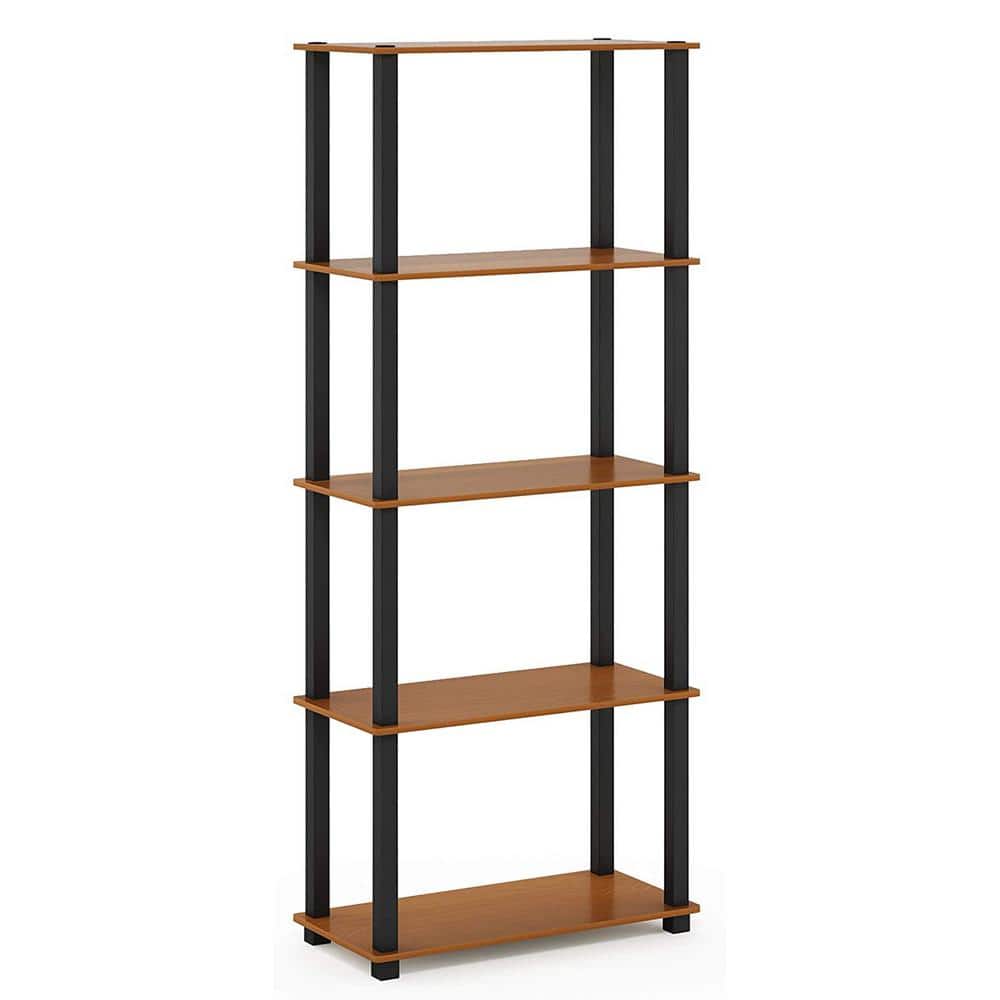 Light Brown 5-Tier Heavy Duty Wood Garage Storage Shelving Unit (23.6 in. W