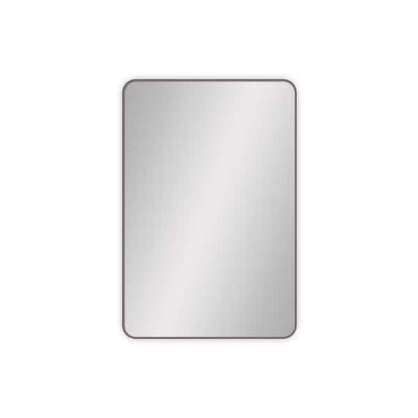 24 in. W x 36 in. H Rectangular Framed Wall Bathroom Vanity Mirror in Oil-Rubbed Bronze