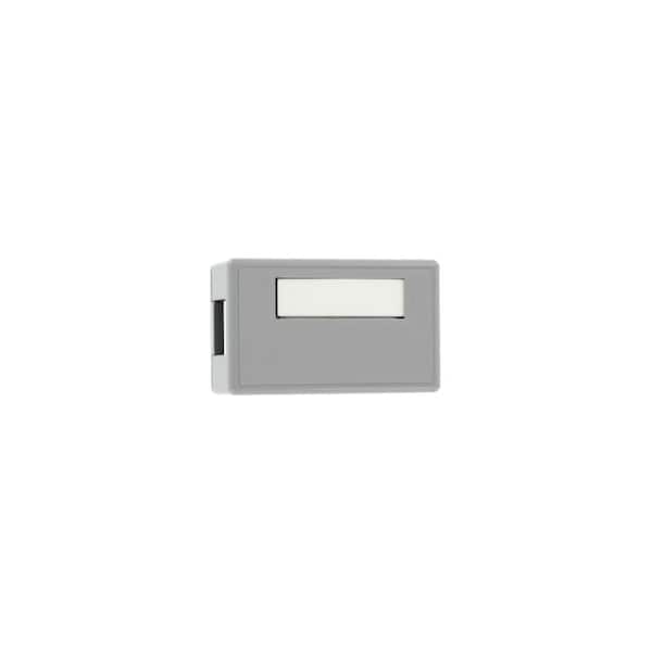 Leviton 1-Port QuickPort Surface Mount Box, Gray 41089-1GP