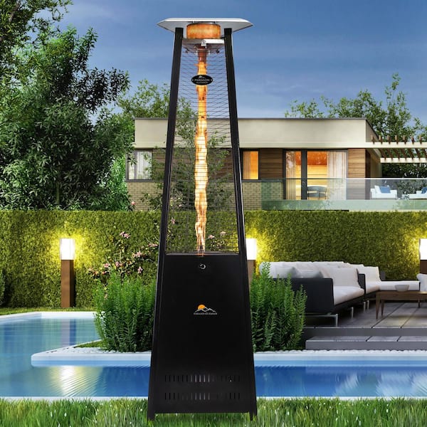 42,000 BTU Vesta Propane Tower Heater in Black