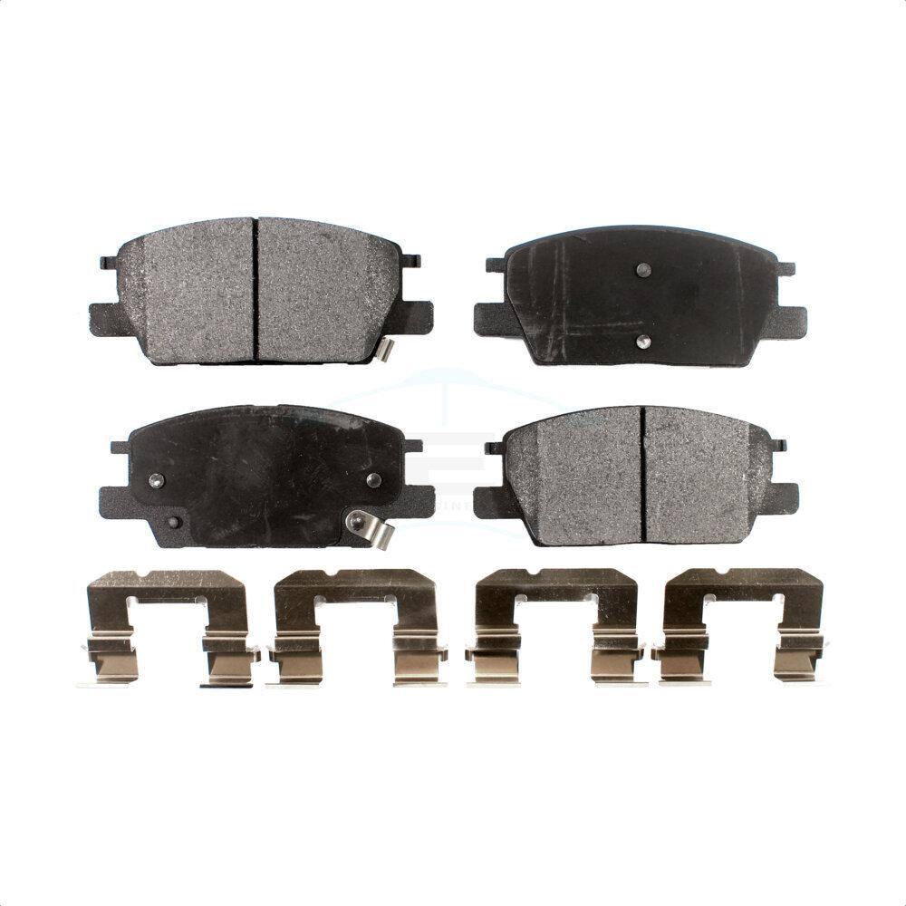 YXPCARS Front & Rear Ceramic Disc Brake Pads For Chevrolet Equinox And GMC Terrain – 8pc Set