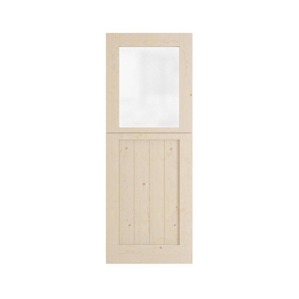 SOLRIG French Interior Double Door 64(32 x 2) x 80 - 5 Lites Tempered  Frosted Glass Pantry Door Panels, Closet & Bathroom Double Door Slab, White  Primed, MDF - Panel Need to