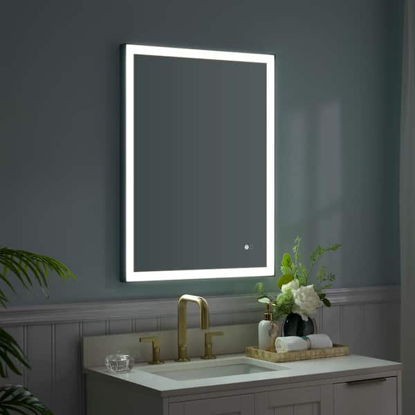 Atomi fog resistant led store shower mirror