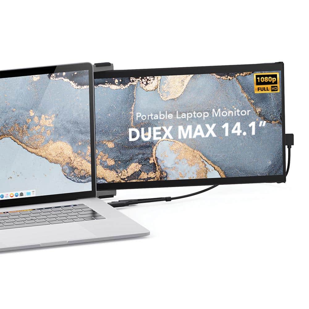 MP DUEX Max 14.1 in. IPS LCD Slide-Out Display for Laptops (Gray