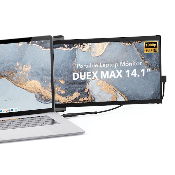 MP DUEX Max 14.1 in. IPS LCD Slide-Out Display for Laptops (Gray)