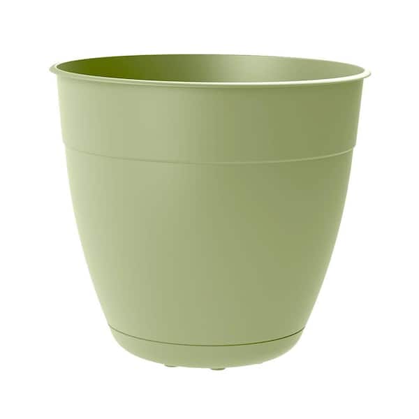 Bloem Dayton 20 in. Wide by 18.23 in Tall Lotus Green Plastic Planter