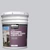 BEHR PREMIUM 5 gal. #770E-2 Silver Screen color Elastomeric Masonry ...