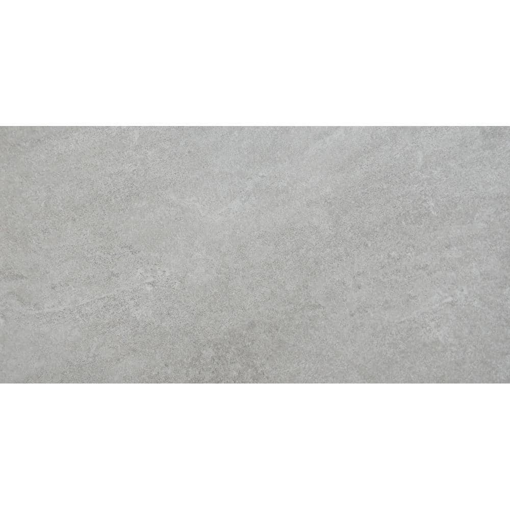 Corso Italia Alpe Graphite 12 in. x 24 in. Porcelain Floor and Wall ...